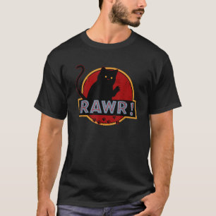T-shirt Awesome Cat Rawr