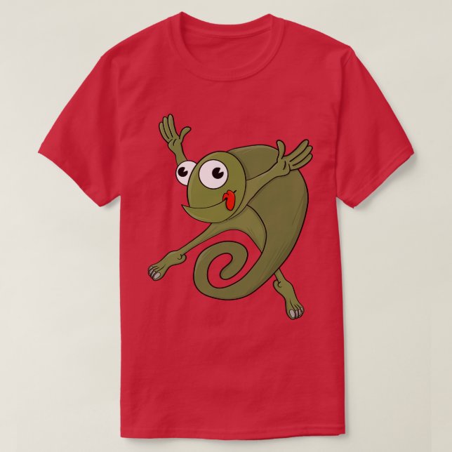 T-shirt Awesome Chameleon (Design devant)