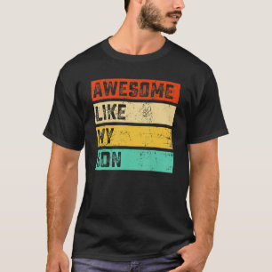 T-shirt Awesome Comme Ma Fille Fête des pères Hommes Drôle