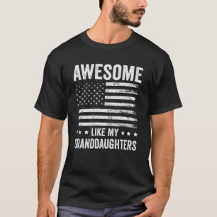 T-shirt Awesome Comme Mes Petites-Filles Hommes Fantômes D