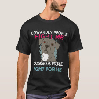 T-shirt Awesome Courageux gens Pitbull Pit Bull