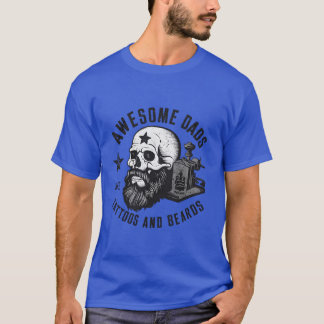T-shirt Awesome Dads Haveattoos Et Enceintes Fête des père