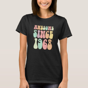 T-shirt Awesome Depuis 1968 Anniversaire 54 Anniversaires 