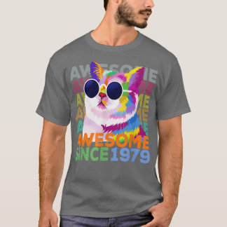 T-shirt Awesome depuis 1979 Funny Amoureux des chats 43ème