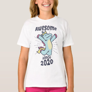 T-shirt Awesome depuis 2020 - Anniversaire de enfant Unico