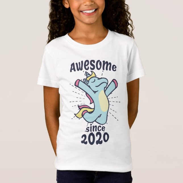 T-Shirt Awesome depuis 2020 - Anniversaire de enfant Unico (Devant)