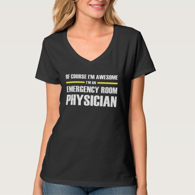 T-shirt Awesome Emergency Room Physician (Devant)