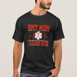 T-shirt Awesome EMT Mom Emergency Medical EMS Paramedics E
