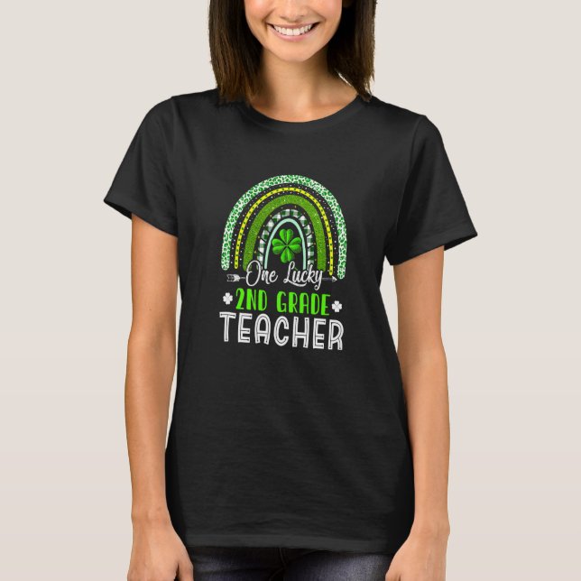 T-shirt Awesome Jour de la Saint Patrick Enseignant de deu (Devant)