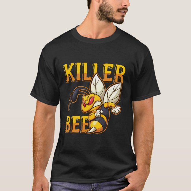 T-shirt Awesome Killer Bee Hornet Yellowjacket Honeybee (Devant)