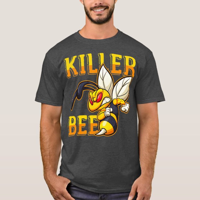 T-shirt Awesome Killer Bee Hornet Yellowjacket Honeybee (Devant)