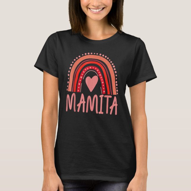 T-shirt Awesome Latina Mamita Maman Valentine's Day Cool R (Devant)
