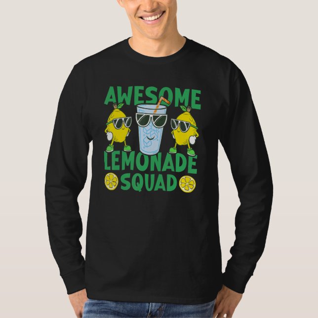 T-shirt Awesome Lemonade Squad (Devant)