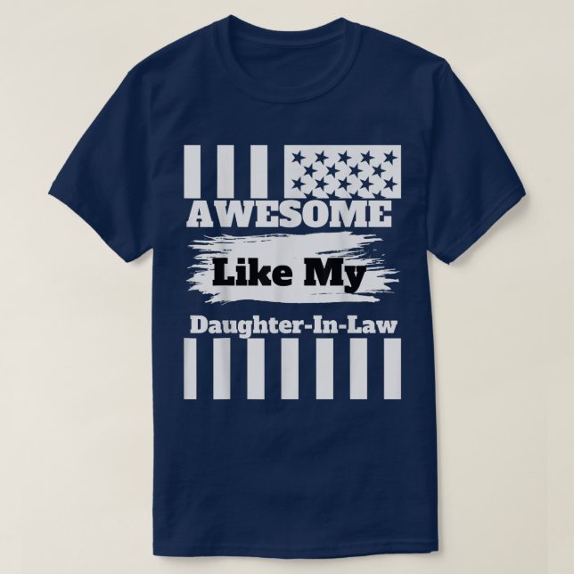 T-shirt Awesome Like My Daughter (Design devant)