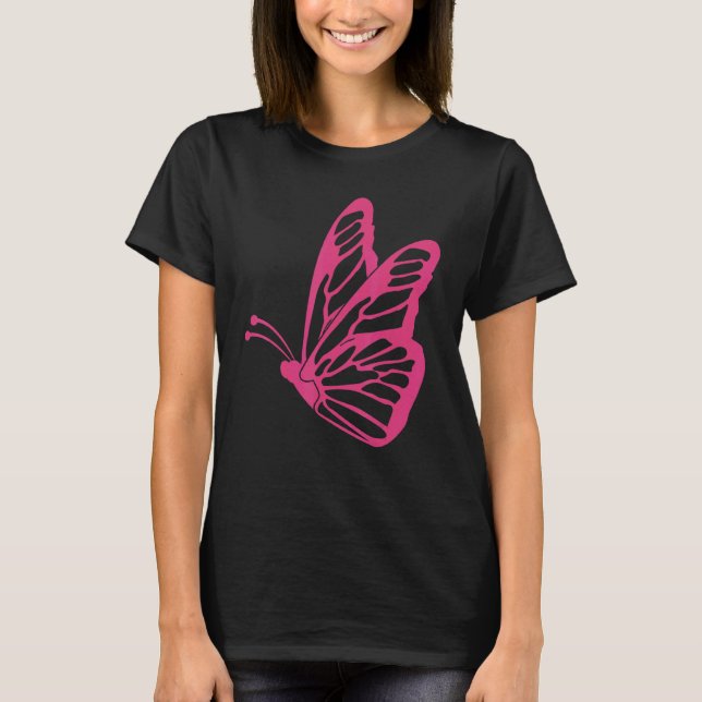 T-shirt Awesome mignon Papillon Tee Grunge Fairycore Goth  (Devant)