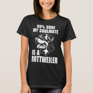 T-shirt Awesome Mon Âne Est Un Chien Rottweiler race Desi