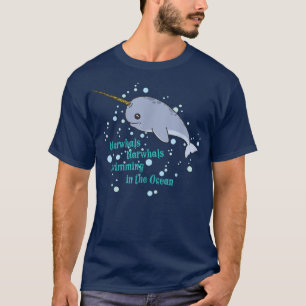 T-shirt Awesome    NarwhalUnicornes de la mer