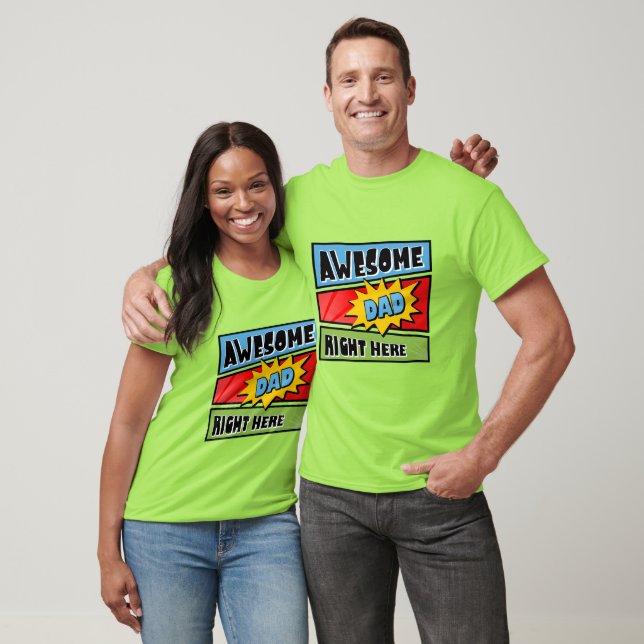 T-shirt Awesome Papa (Unisexe)