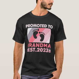 T-shirt Awesome promu à grand-mère 2023 Nouvelle grand-mèr