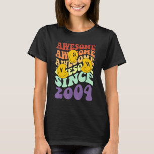 T-shirt awesome since 2004 level 18 Birthday