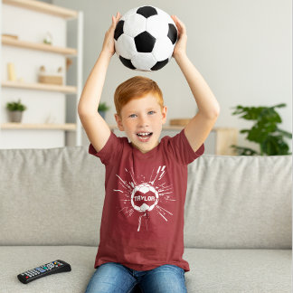 T-shirt Awesome Soccer - Mettez votre nom d'enfant sur Kid