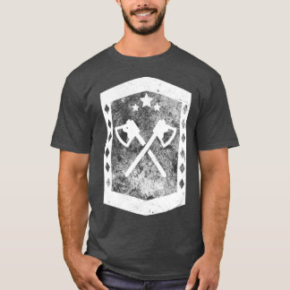 T-shirt Awesome Viking Axes Cool Armes de combat historiqu