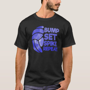 T-shirt Awesome Volleyball ensemble Spike Répétition Volle