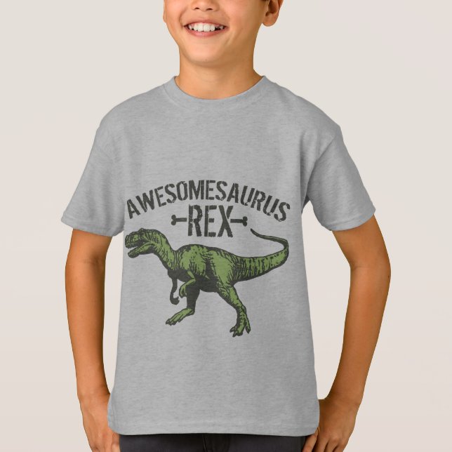 T-shirt Awesomesaurus Rex (Devant)