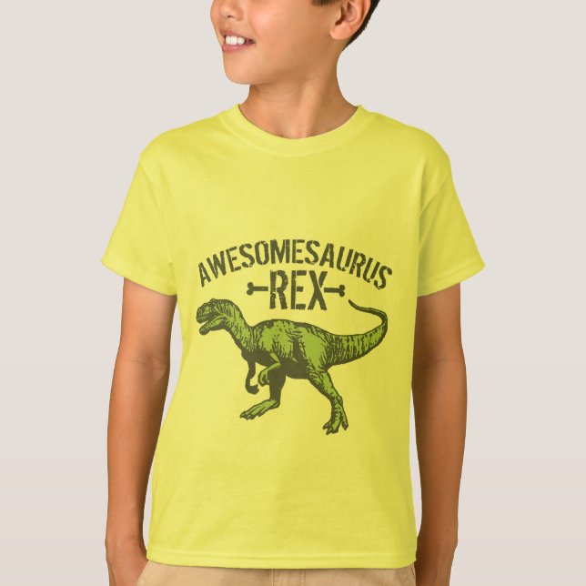 T-shirt Awesomesaurus Rex (Devant)