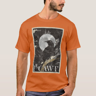T-shirt awF Raven Crow Pun drôle Bird Cawing Grunge gothiq