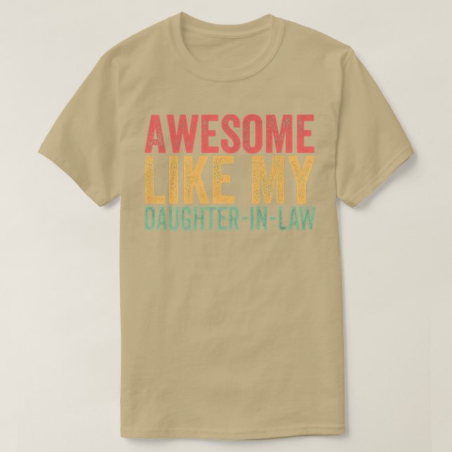 T-shirt Awome Comme Ma Fille En Droit pour Fille À La (Design devant)