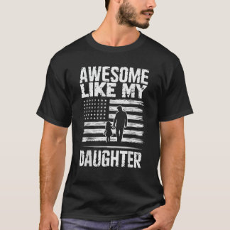 T-shirt Awome Comme Ma Fille Fête du Père