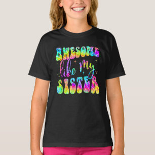 T-shirt Awome Comme Ma Soeur Matching Famille de Fêtes des