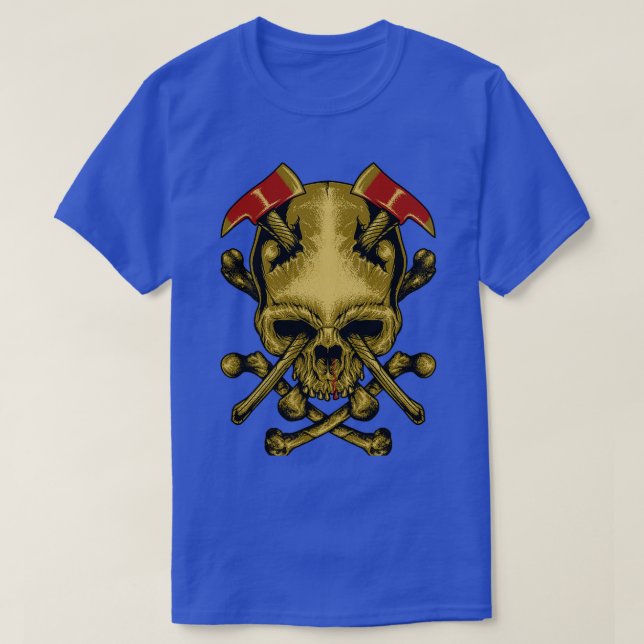T-shirt Ax crâne 5 (Design devant)