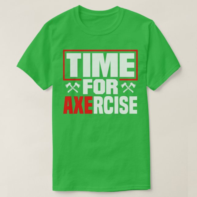 T-shirt Ax Hatchet Jetant Hatchet Ax Thrower Temps Pour Un (Design devant)