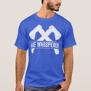 T-shirt Ax Jetant Amusant Ax Jetant Pun Étrier Ax Whispere