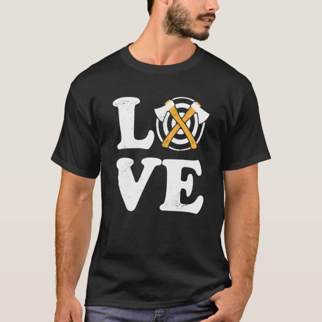 T-shirt Ax Jetant Cible Pratique Hatchet Jetant Spo (Devant)