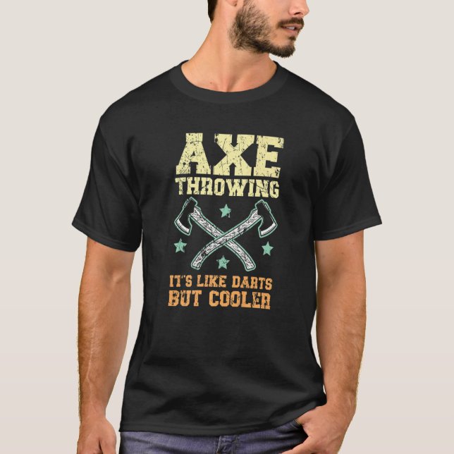 T-shirt Ax Jeter c'est comme des fléchettes mais Glacière  (Devant)