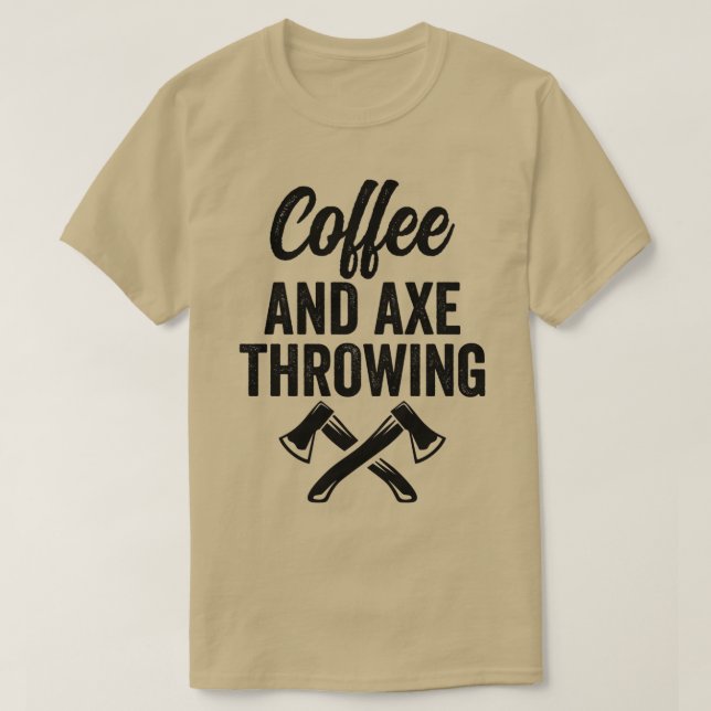 T-shirt Ax Lancer Ax Lancer Citation Café et Ax Thr (Design devant)