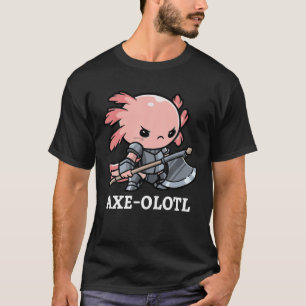 T-shirt Ax olotl Guerrier Axolotl Mexicain Salamander Ax F