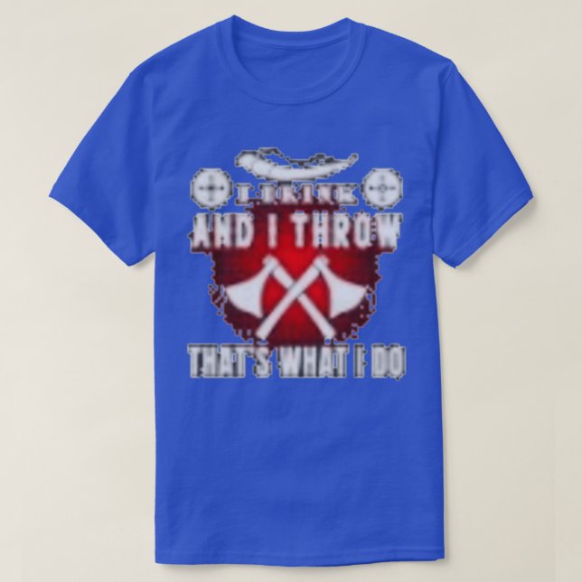 T-shirt Ax Throwing Dit 39 (Design devant)