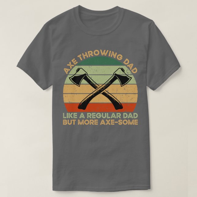 T-shirt Ax Throwing Papa (Design devant)