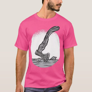 T-shirt Ax viking ornemental