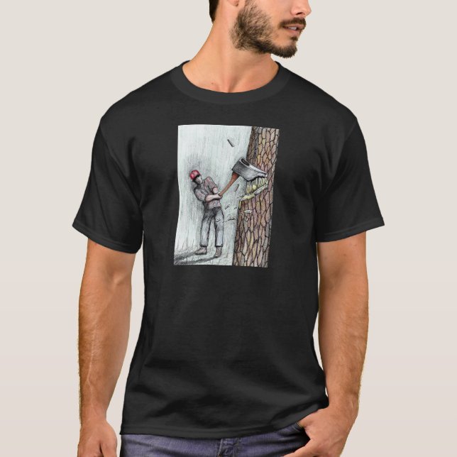 T-shirt Axe de Man (Devant)