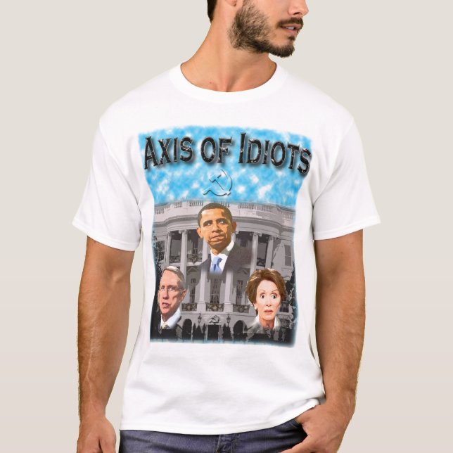 T-shirt Axe des idiots (Devant)