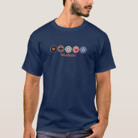 Axe et marqueurs de pays d'Allies.org (bleus)
