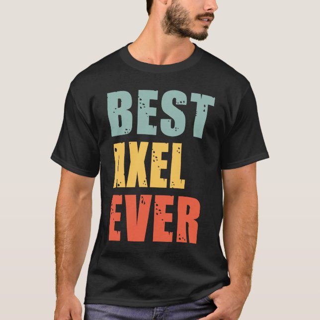 T-shirt Axel meilleur jamais Axel (Devant)