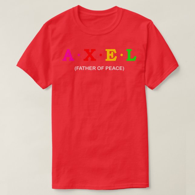 T-shirt Axel Père de la paix 1 (Design devant)