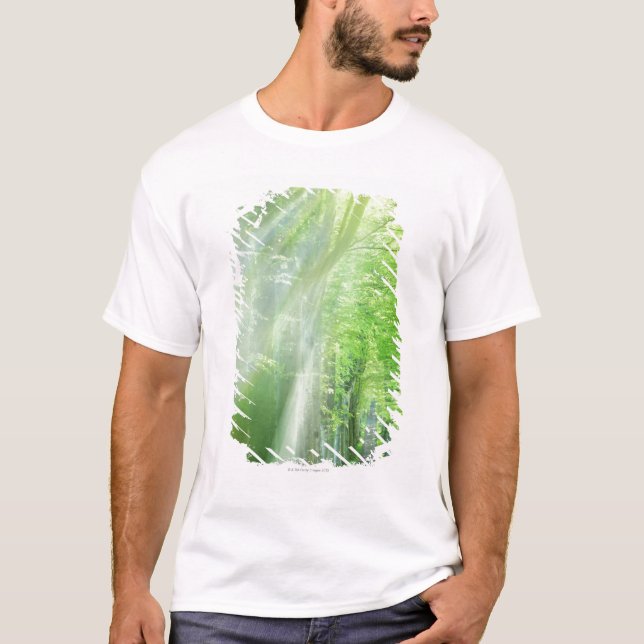 T-shirt Axes de lumière du soleil (Devant)