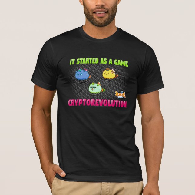 T-shirt AxieInfinity conduit cryptorevolution blackT-Shirt (Devant)